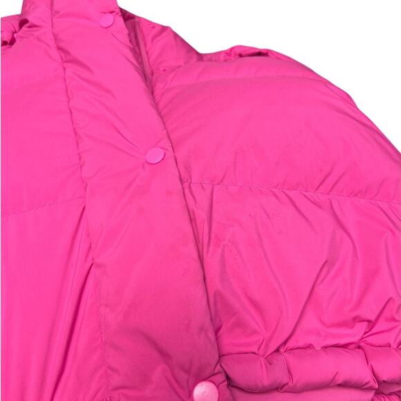 Lululemon Sonic Pink Wunder Puff Cropped Jacket Womens 2 AS IS FLAWED - Picture 10 of 14